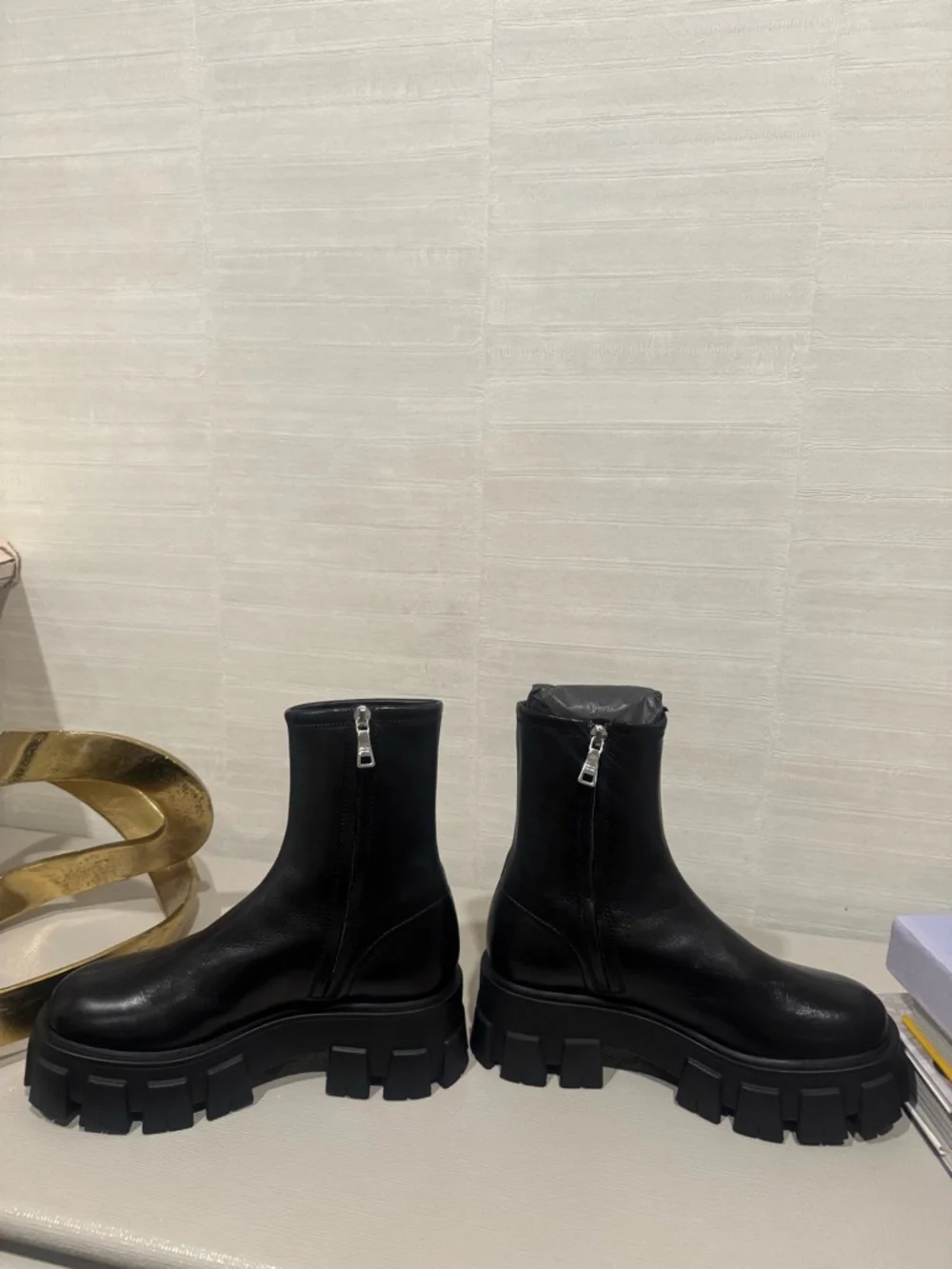 Prada Monolith Boots - Picture 4 of 7